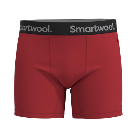Smartwool caleçon boxeur en laine mérinos homme - rouge écarlate