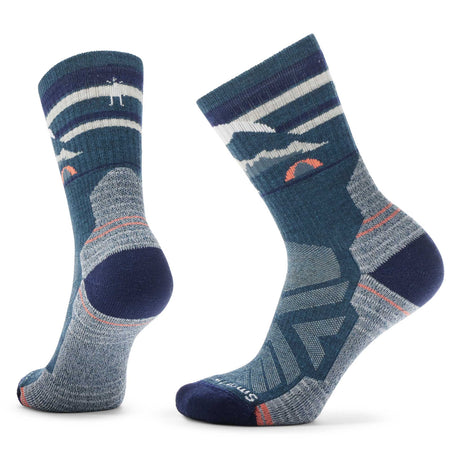 Smartwool chaussettes de randonnée Mountain Moon femme -Bleu crépuscule