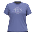 Smartwool t-shirt imprimé Mountain Sol pour femme - Bleu Nuit