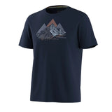 Smartwool t-shirt imprimé Peak Bagger Active pour homme - Marine