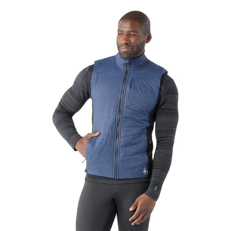 Smartwool veste isolée sans manches Smartloft homme - bleu marine profond - face