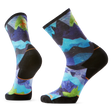 Smartwool chaussette de course à pied en sentier imprimée Summit Sector- Bleu nuit tombante