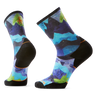 Smartwool chaussette de course à pied en sentier imprimée Summit Sector- Bleu nuit tombante