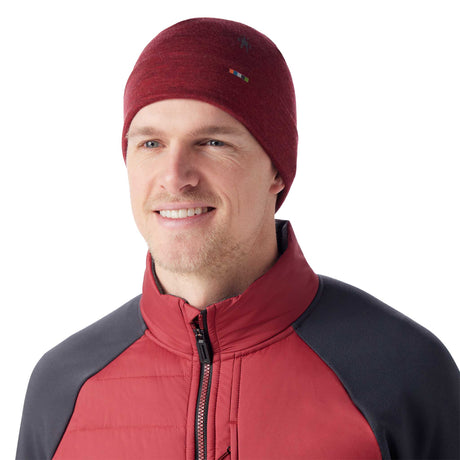 Smartwool Merino Thermal Reversible Cuffed Beanie tuque unisexe - Chiné Mauve Cassis