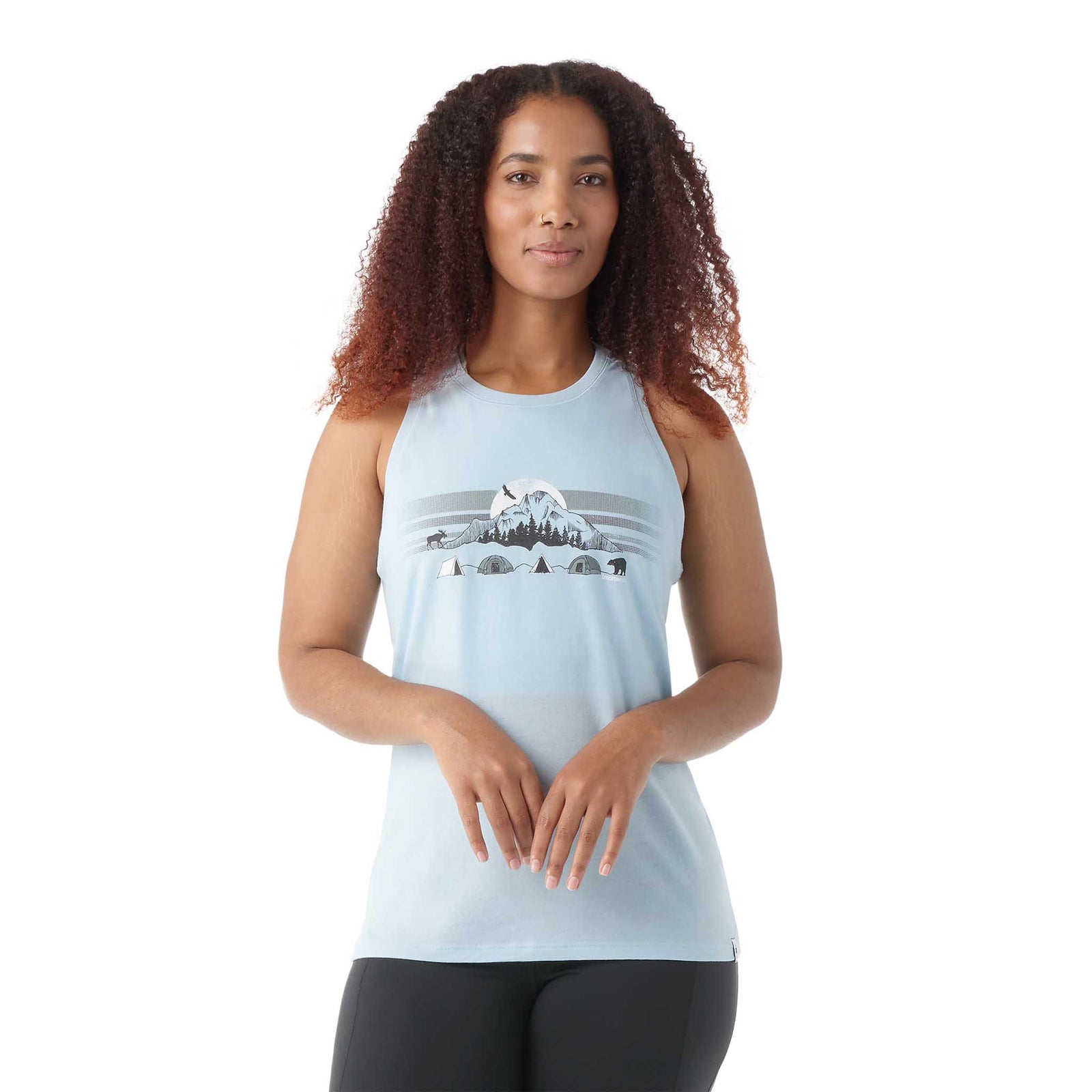 Smartwool Smartwool camisole imprimée Mountain Moon à col près du cou pour femme