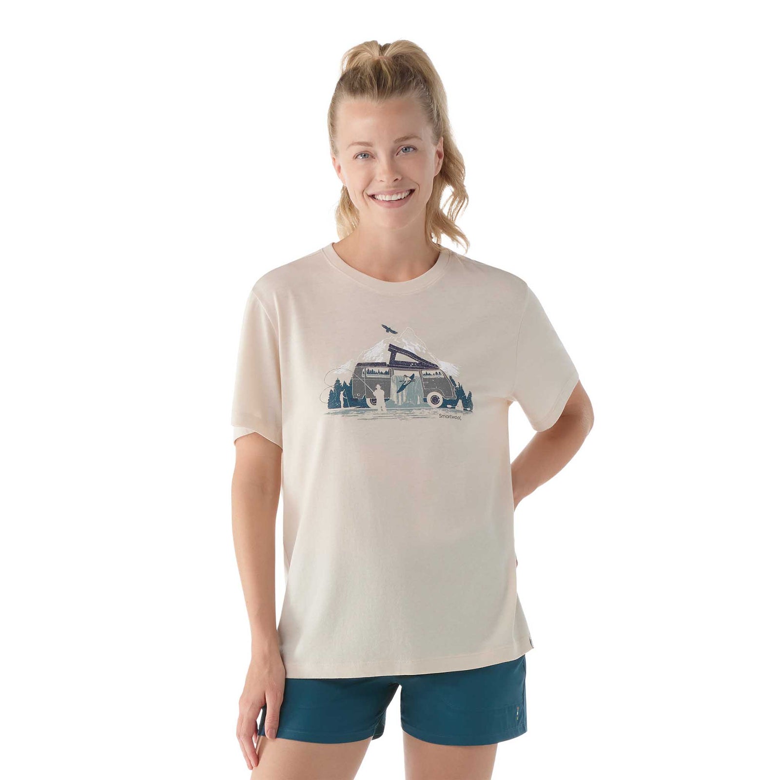 Smartwool Smartwool t-shirt à manches courtes à motif River Van pour homme