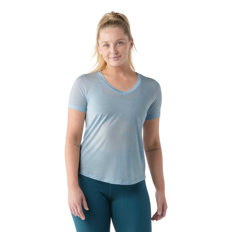 Smartwool Smartwool t-shirt de sport Active Ultralite à encolure en V pour femme