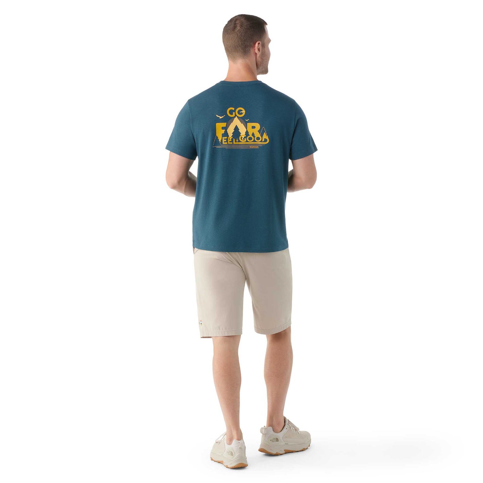 Smartwool T-shirt Smartwool à imprimé Go Far, Feel Good pour homme
