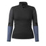 Smartwool couche de base Intraknit Merino Thermal 1/2 zip femme - Noir / Anthracite