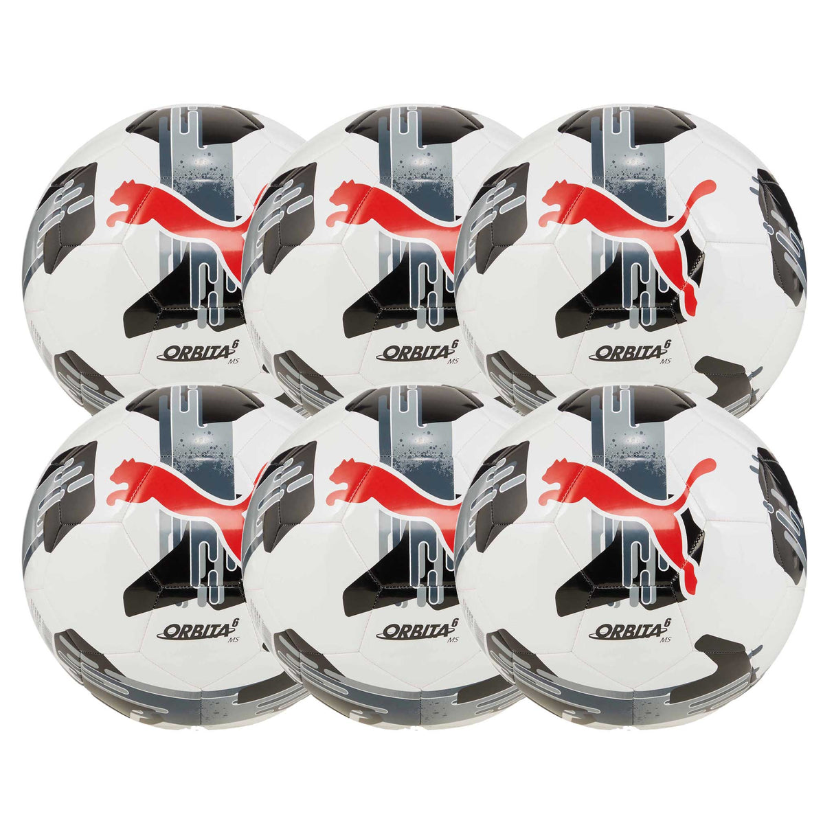 Soccer Sport Fitness Puma Orbita 6 MS ensemble de 6 ballons de soccer