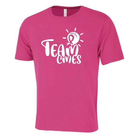 Soccer Sport Fitness T-shirt Combat Cancer du Sein - Team CMES