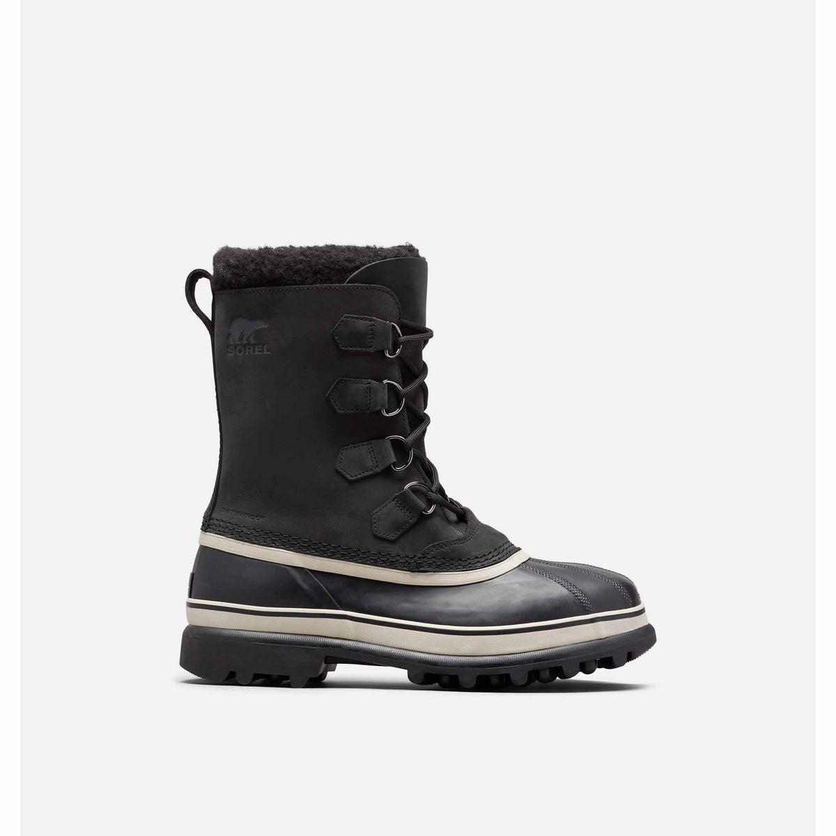 Sorel Caribou bottes d&#39;hiver pour homme - Black / Dark Stone