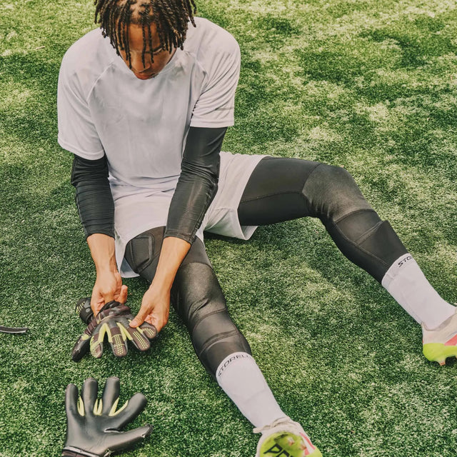 Storelli BodyShield CoolCore GK Leggings for Goalkeepers - Black