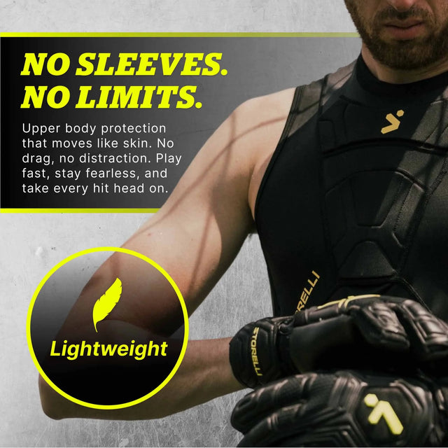 Storelli BodyShield Sleeveless Undershirt for goalkeepers - Black