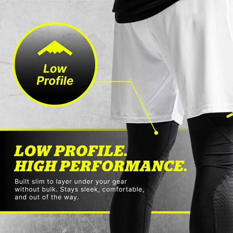 Storelli BodyShield NoBurn Turf Burn GK Leggings for Goalkeepers - Black