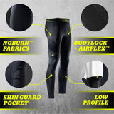 Storelli BodyShield NoBurn Turf Burn GK Leggings for Goalkeepers - Black