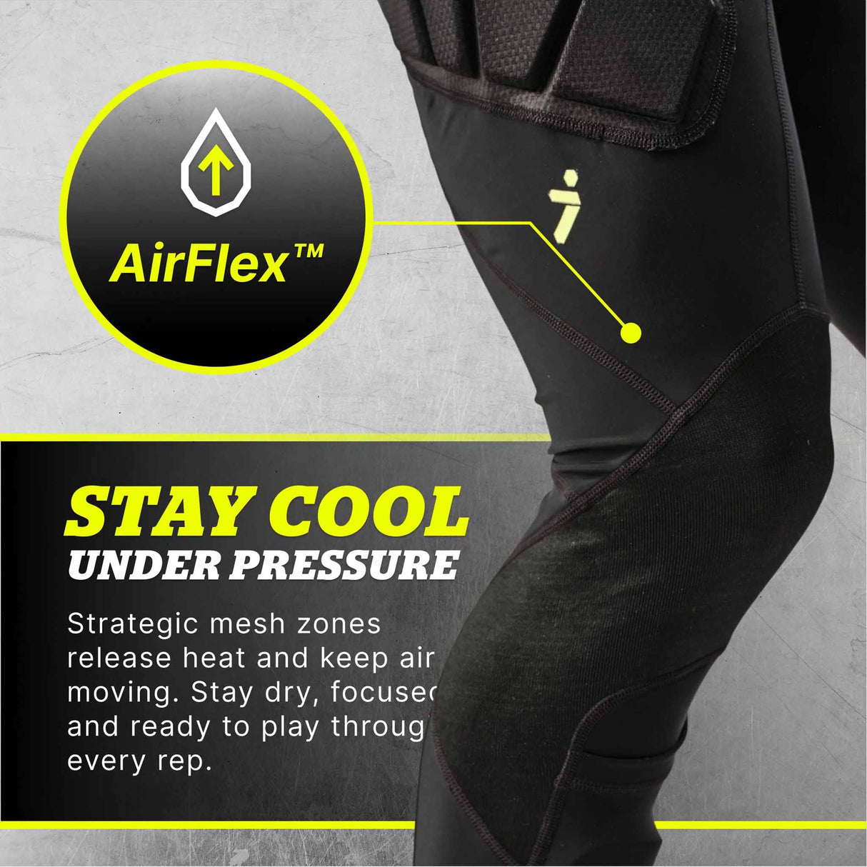Storelli BodyShield No Burn GK Protection Leggings for Goalkeepers - Black