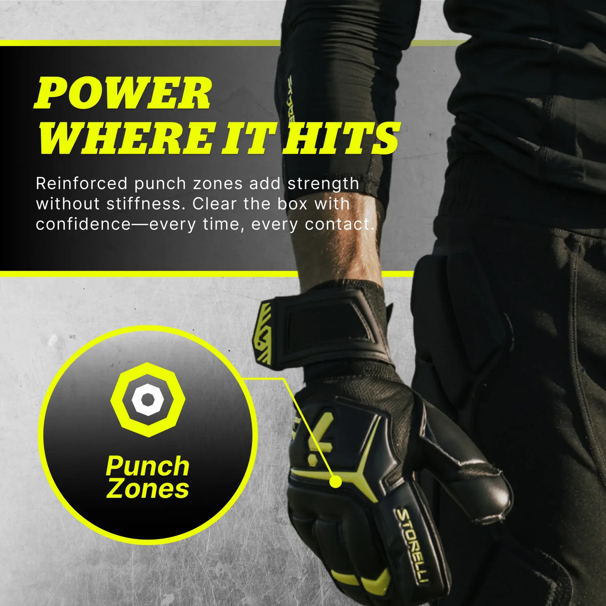 Storelli Storelli Gladiator Elite 3 gants de gardien de but de soccer