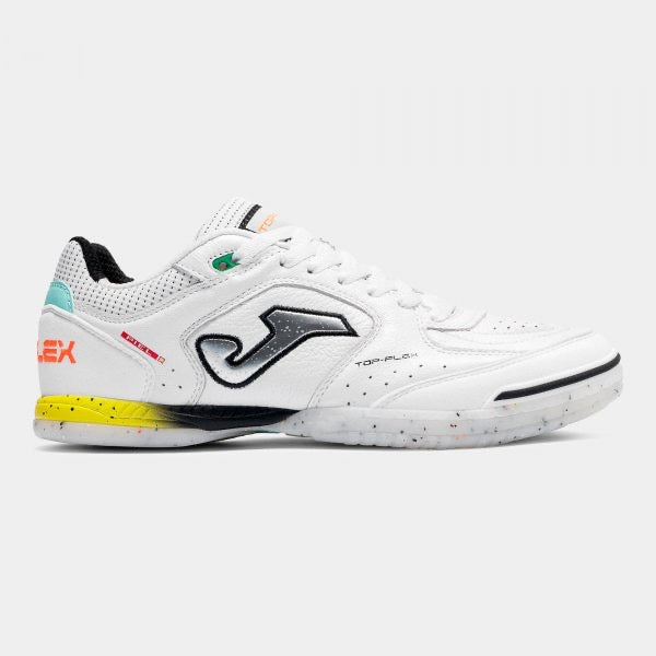 Joma Top Flex chaussure de futsal intérieur blanc pour homme / Joma Top Flex indoor futsal shoe white for men