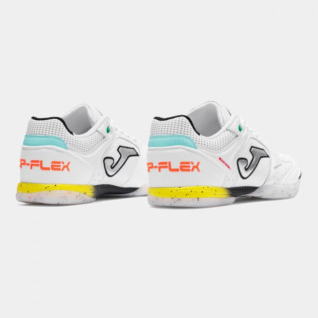 Joma Top Flex chaussure de futsal intérieur blanc pour homme / Joma Top Flex indoor futsal shoe white for men