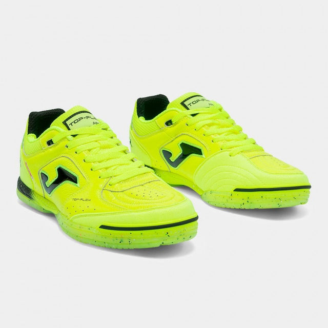 Joma Top Flex chaussure de futsal intérieur jaune fluo pour homme / Joma Top Flex indoor futsal shoe fluor yellow for men