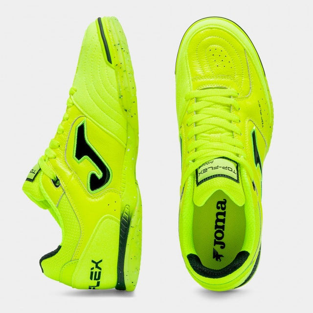 Joma Top Flex chaussure de futsal intérieur jaune fluo pour homme / Joma Top Flex indoor futsal shoe fluor yellow for men