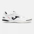 Joma Top Flex 26 indoor (futsal) soccer shoe in white and black - main view