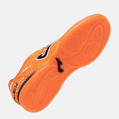 Chaussure de soccer intérieur Joma Top Flex 26 orange et noir - semelle