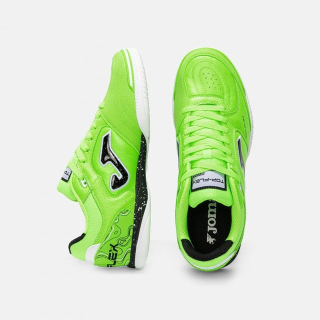 Joma Top Flex chaussure de futsal intérieur jaune fluo pour homme / Joma Top Flex indoor futsal shoe fluor yellow for men