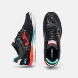 Joma Top Flex Rebound chaussure de futsal intérieur noir pour homme / Joma Top Flex Rebound indoor futsal shoe black for men