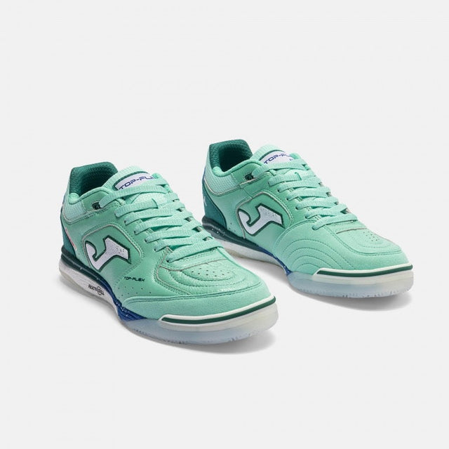 Joma Top Flex Rebound chaussure de futsal intérieur turquoise pour homme / Joma Top Flex Rebound indoor futsal shoe turquoise for men