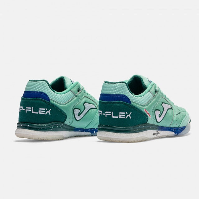 Joma Top Flex Rebound chaussure de futsal intérieur turquoise pour homme / Joma Top Flex Rebound indoor futsal shoe turquoise for men