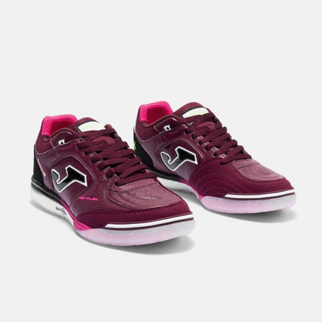 Joma Top Flex Rebound chaussure de futsal intérieur bourgogne pour homme / Joma Top Flex Rebound indoor futsal shoe burgundy for men
