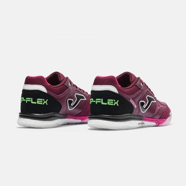 Joma Top Flex Rebound chaussure de futsal intérieur bourgogne pour homme / Joma Top Flex Rebound indoor futsal shoe burgundy for men