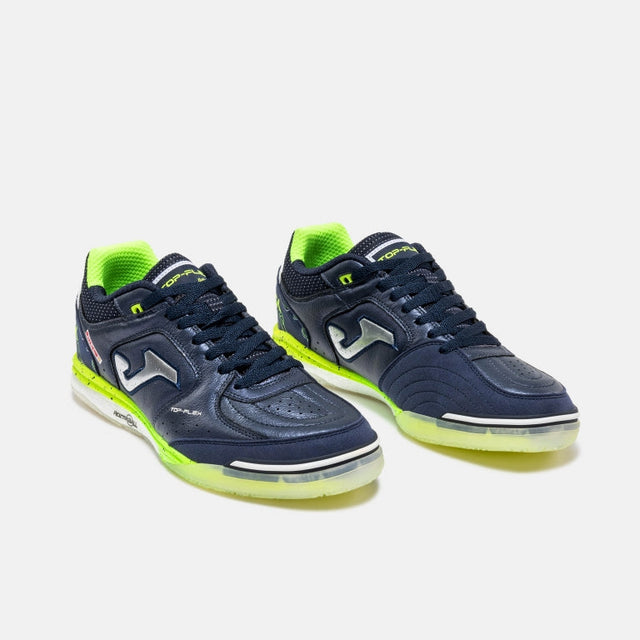 Joma Top Flex Rebound chaussure de futsal intérieur bleu marine pour homme / Joma Top Flex Rebound indoor futsal shoe navy blue for men