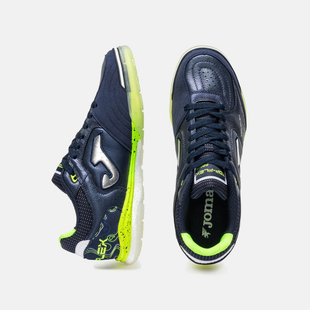 Joma Top Flex Rebound chaussure de futsal intérieur bleu marine pour homme / Joma Top Flex Rebound indoor futsal shoe navy blue for men