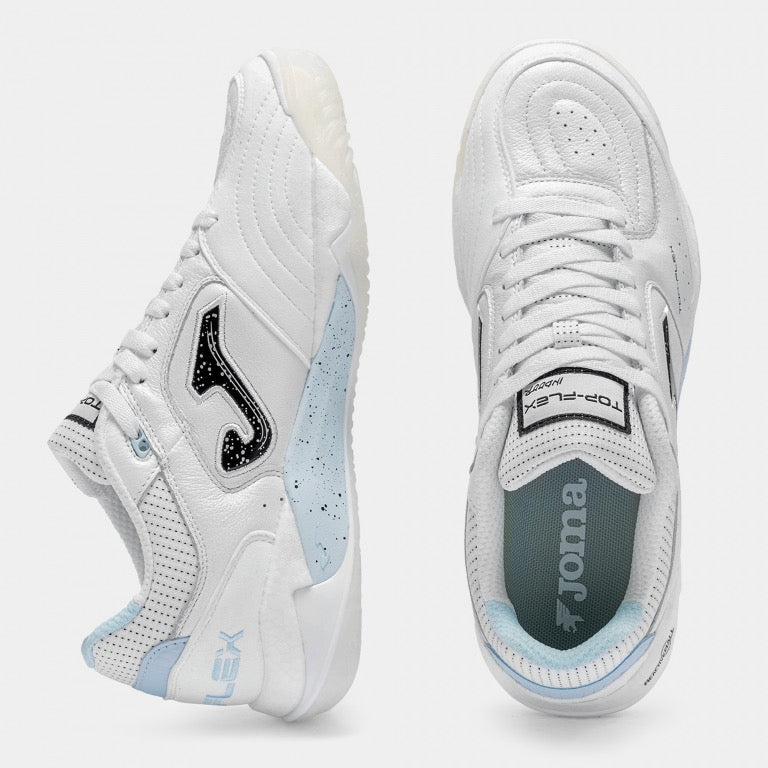 Joma Top Flex Plus chaussure de soccer intérieur blanc pour homme / Joma Top Flex Plus indoor futsal shoe white for men