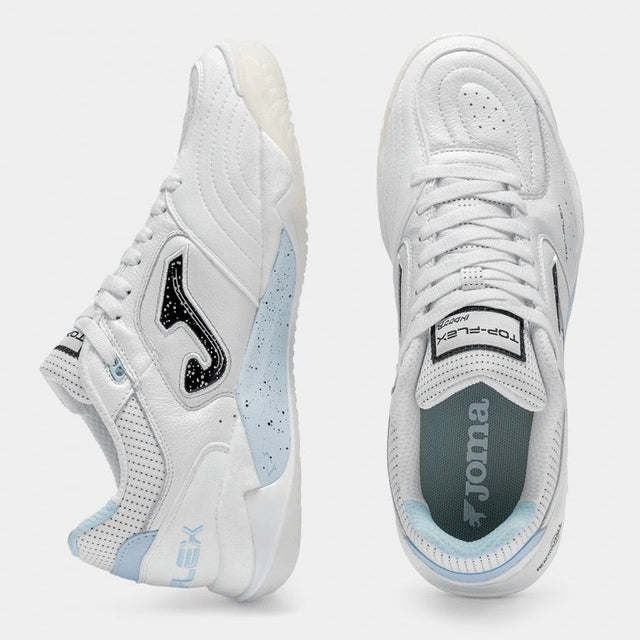 Joma Top Flex Plus chaussure de soccer intérieur blanc pour homme / Joma Top Flex Plus indoor futsal shoe white for men