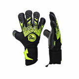 RG Goalkeeper gloves Tuanis Gants de gardien de but de soccer - Noir / Jaune