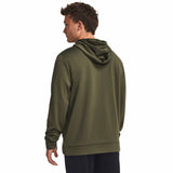 UA Armour Fleece Hoodie sweatshirt à capuchon pour homme - Marine Green