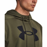 UA Armour Fleece Hoodie sweatshirt à capuchon pour homme - Marine Green