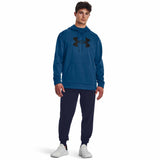 UA Armour Fleece Hoodie sweatshirt à capuchon pour homme - Varsity Blue