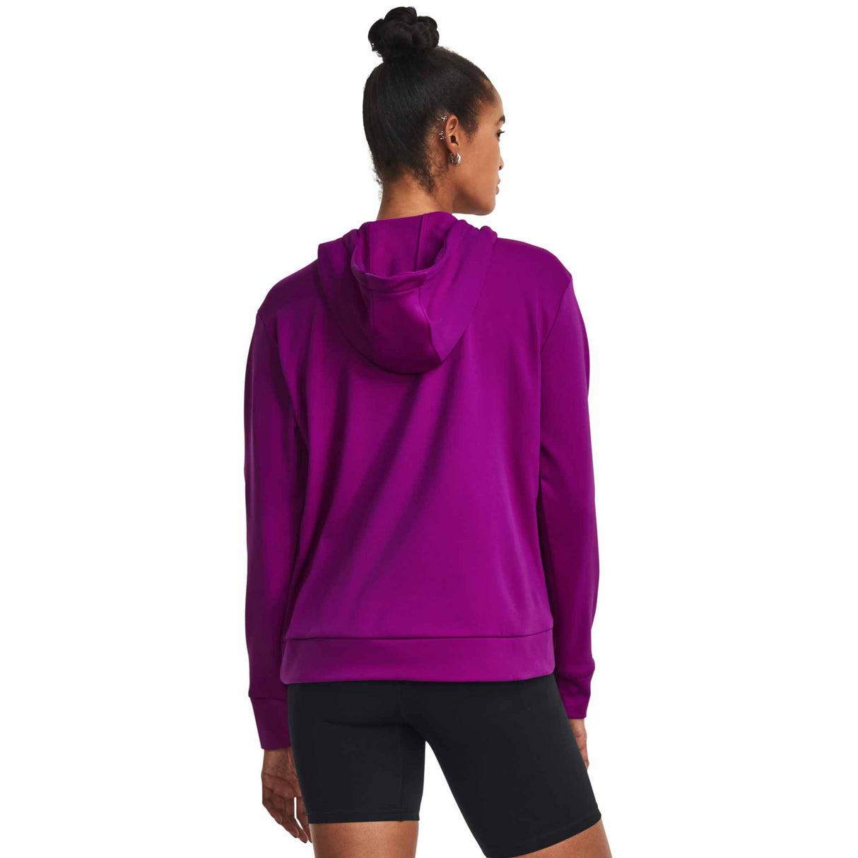 UA Armour Fleece Big Logo Hoodie chandail en molleton à capuche femme - Mystic Magenta