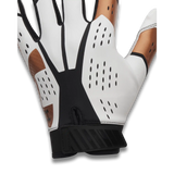 UA Blur gants de football américain pour homme - White / Black / Metallic Copper Ore
