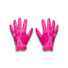 UA Blur gants de football américain pour homme - Pink Rave / Virtual Pink / Metallic Silver