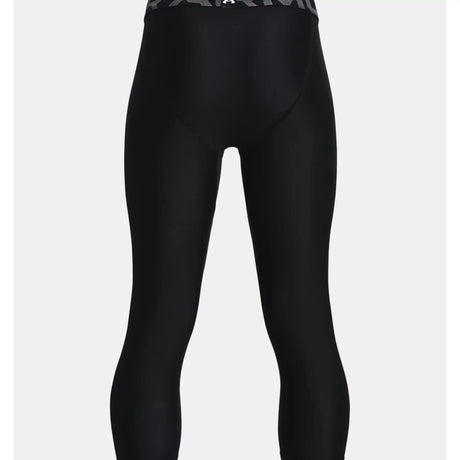 UA HeatGear Armour 3/4 leggings pour garçons - Noir / Blanc