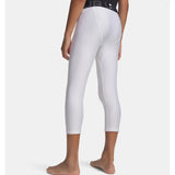 UA HeatGear Armour 3/4 leggings pour garçons - Blanc / Noir