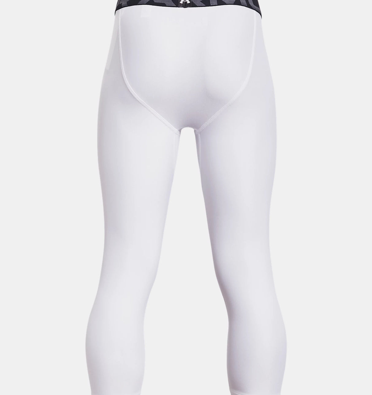 UA HeatGear Armour 3/4 leggings pour garçons - Blanc / Noir