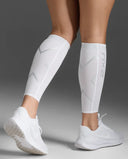 2XU manchons de compression pour mollets - Blanc