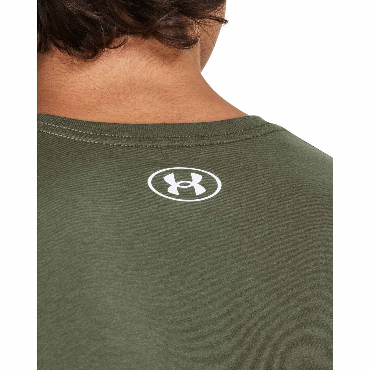 Under Armour Camo t-shirt à manches courtes homme logo - Marine OD Green / Black / White